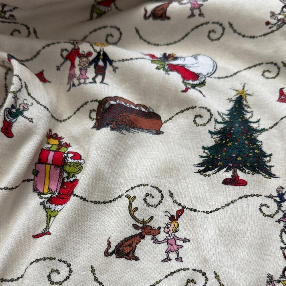 Hanna Andersson Cream and Red Pajama Pants - Picture 3 of 3